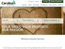 Tablet Screenshot of carolinatree.com